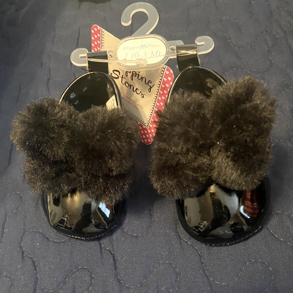 Patent Leather Crib Shoes